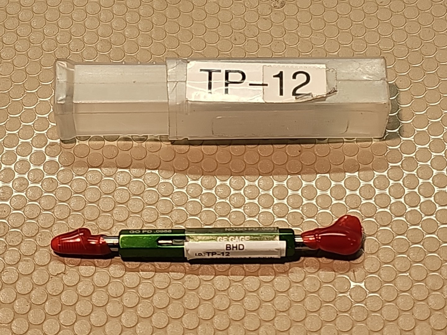 GF Gage Plug Thread Gage #4-40 UNC 2B Go PD .0958; No Go PD .0991
