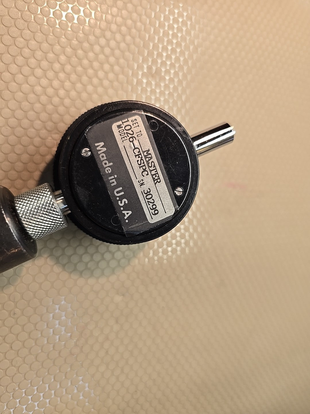 BARCOR 100-1-SPC DIGITAL ELECTRONIC COUNTERSINK GAGE CHAMFER + Ring Gages .6210