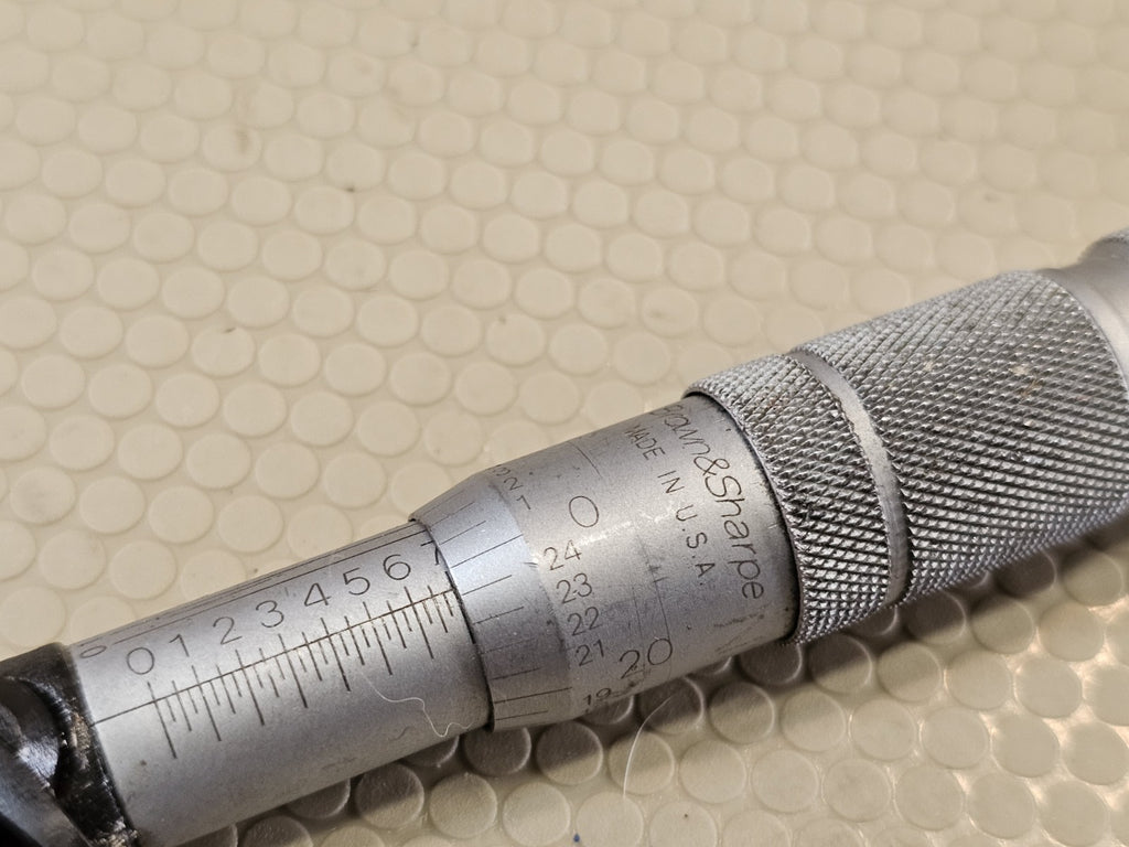 Vintage Brown And Sharpe 0-1” Micrometer Outside