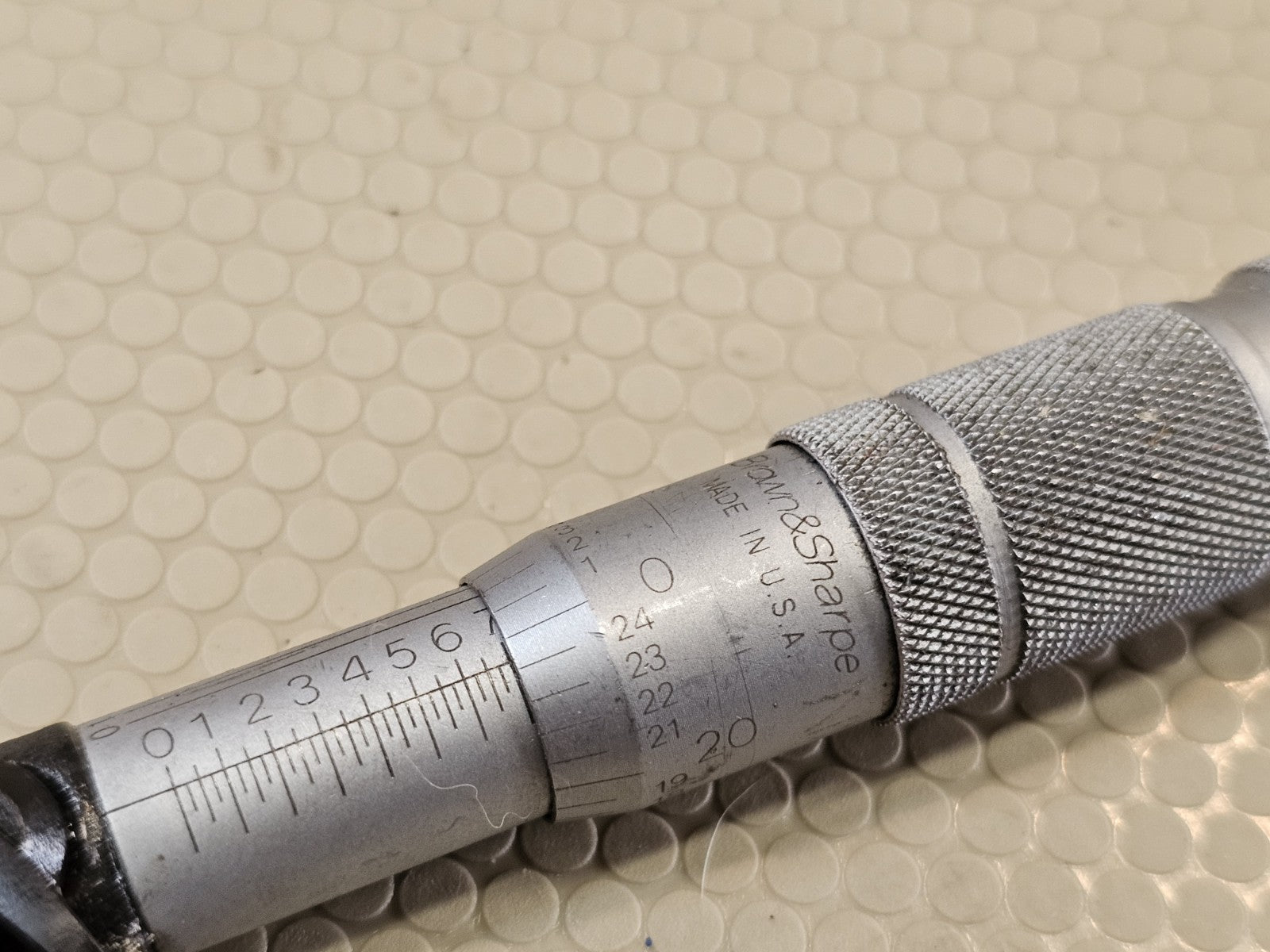Vintage Brown And Sharpe 0-1” Micrometer Outside