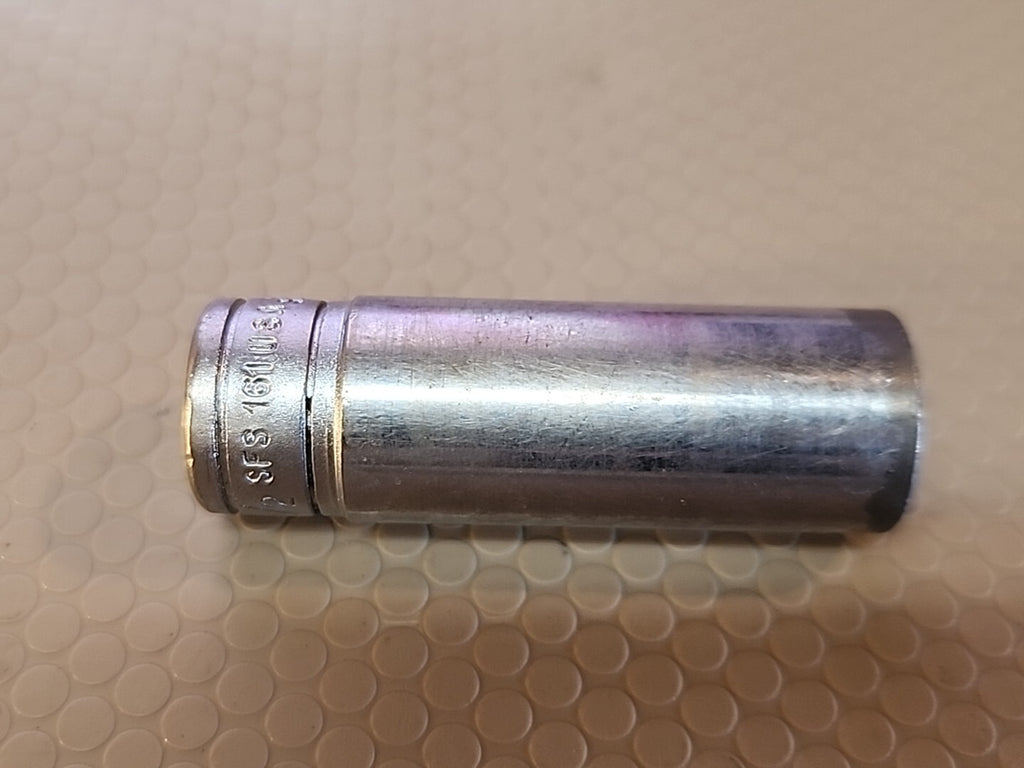 Vintage Underline Snap-on 1/2" SFS 161  3/8" Drive Deep 6 point Socket USA