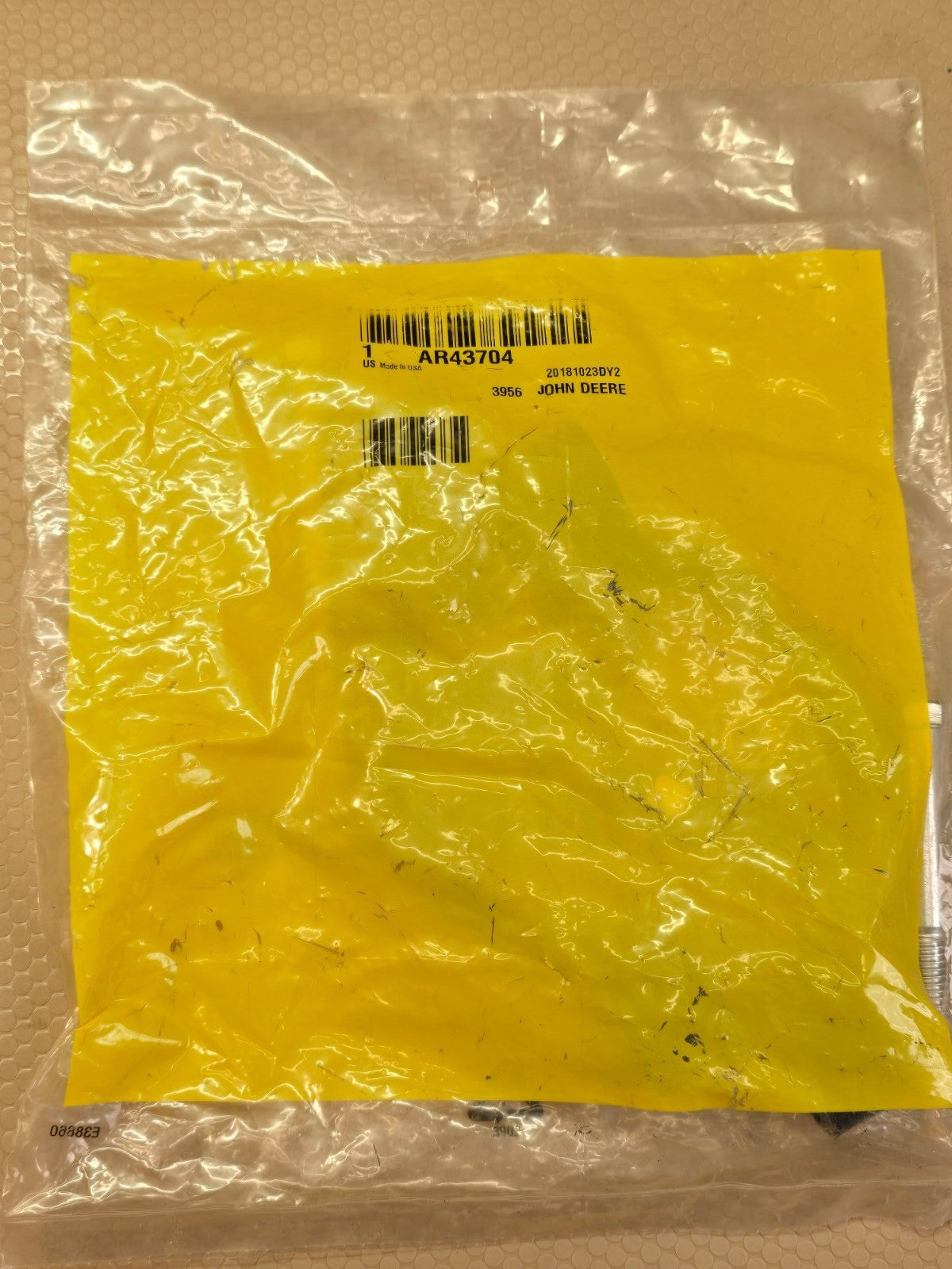 John Deere AR43704 Muffler Clamp Assembly Genuine OEM Tractor Exhaust New