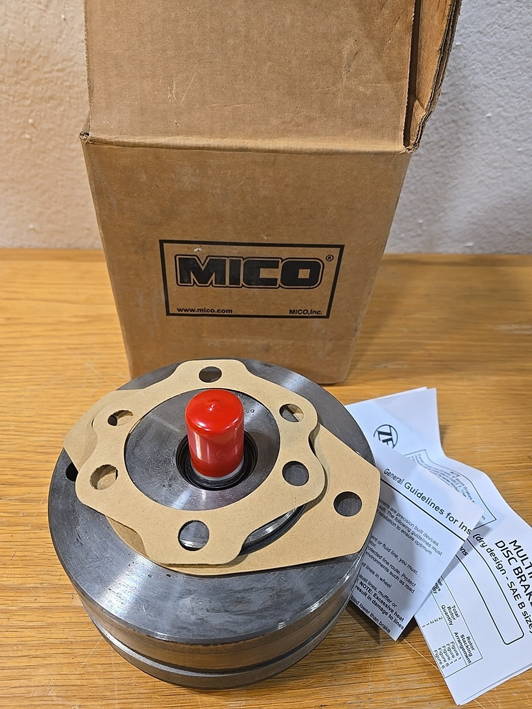 MICO 13-538-064 Splined Mount Multiple Disc Brake– Hydraulic Motor Wabco