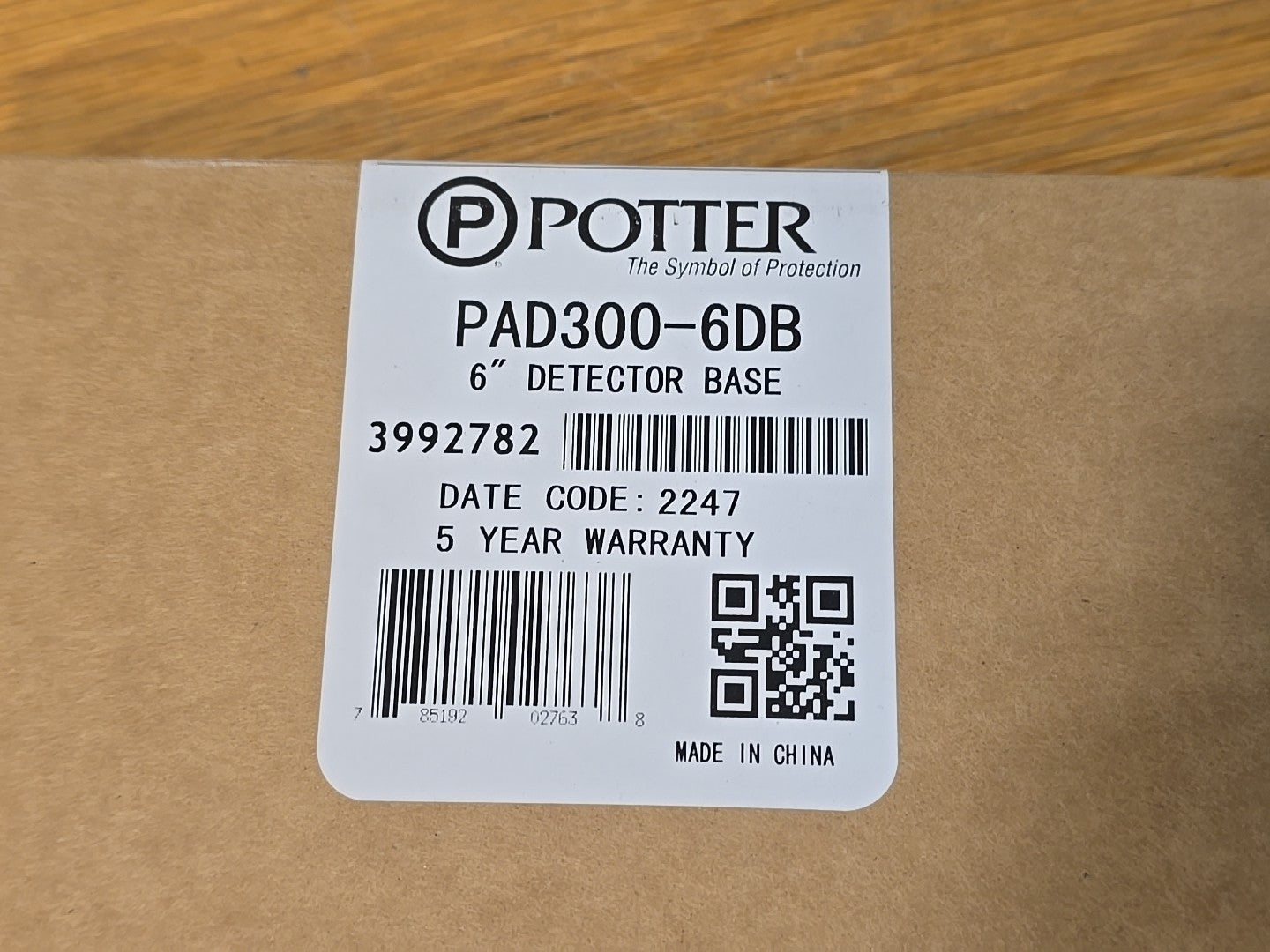 NEW POTTER PAD 300-6DB