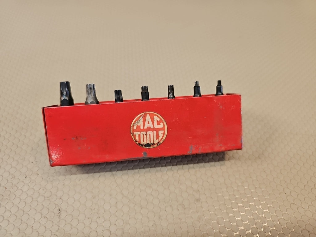 MAC TOOLS  ST11T  10 Piece Metal Tray Vintage 3/8" Drive Torx® Driver Set  USA