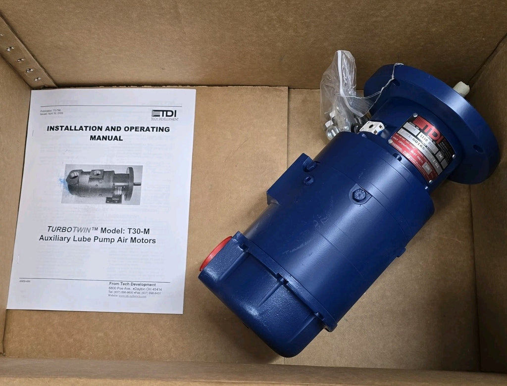 NEW TDI TurboTwin T30-M Air Motor Auxiliary Lube Pump Air Starter IR Ingersoll 