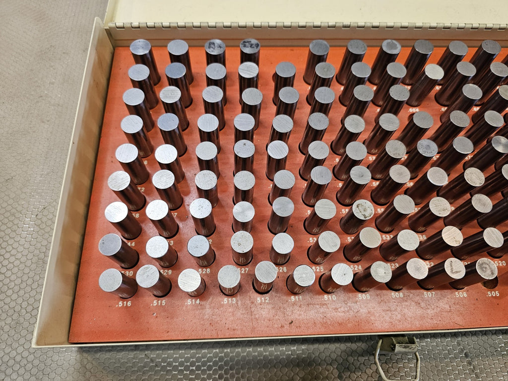 Vermont Pin Gage .501 to .625 Series D Minus Set -