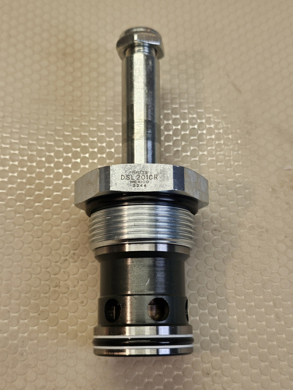 Parker DSL201CR Hydraulic Solenoid Cartridge Valve 2-Way NC 70GPM 3600PSI