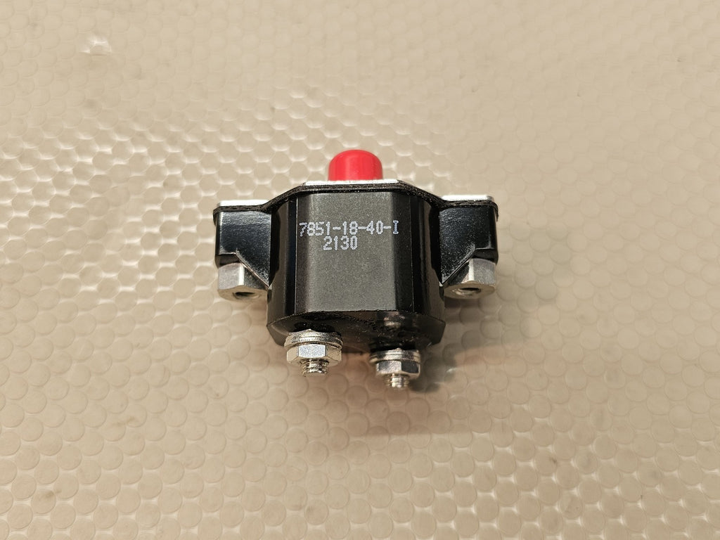 Sensata Klixon 7851-18-40 40A Push Button Circuit Breaker