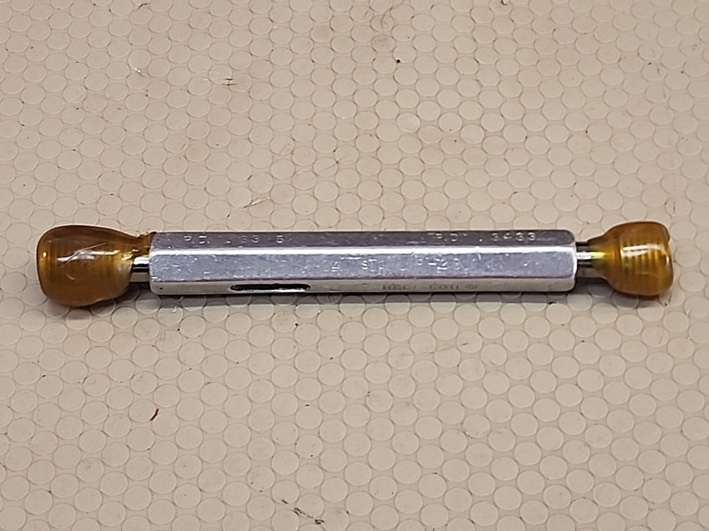 .511 DEPTH 712520-1HELICOIL THREAD PLUG GAGE GO NO GO P.D.'S = .3395 & .3433