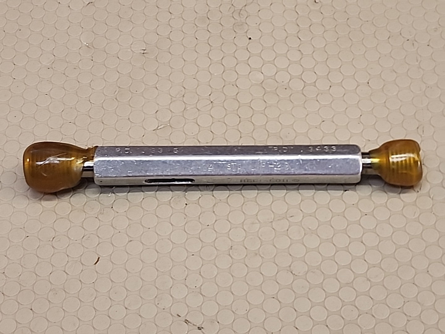 .511 DEPTH 712520-1HELICOIL THREAD PLUG GAGE GO NO GO P.D.'S = .3395 & .3433