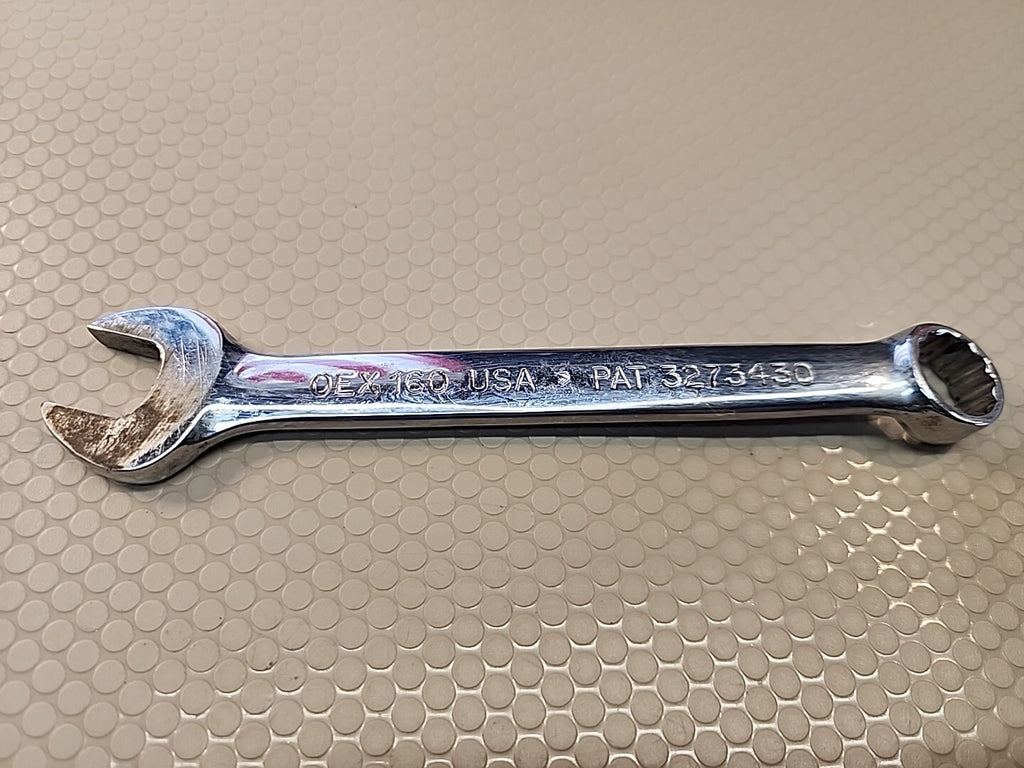 Snap-on Tools OEX160 1/2" SAE Flank Drive Combination Wrench 12 Pt USA Snap On