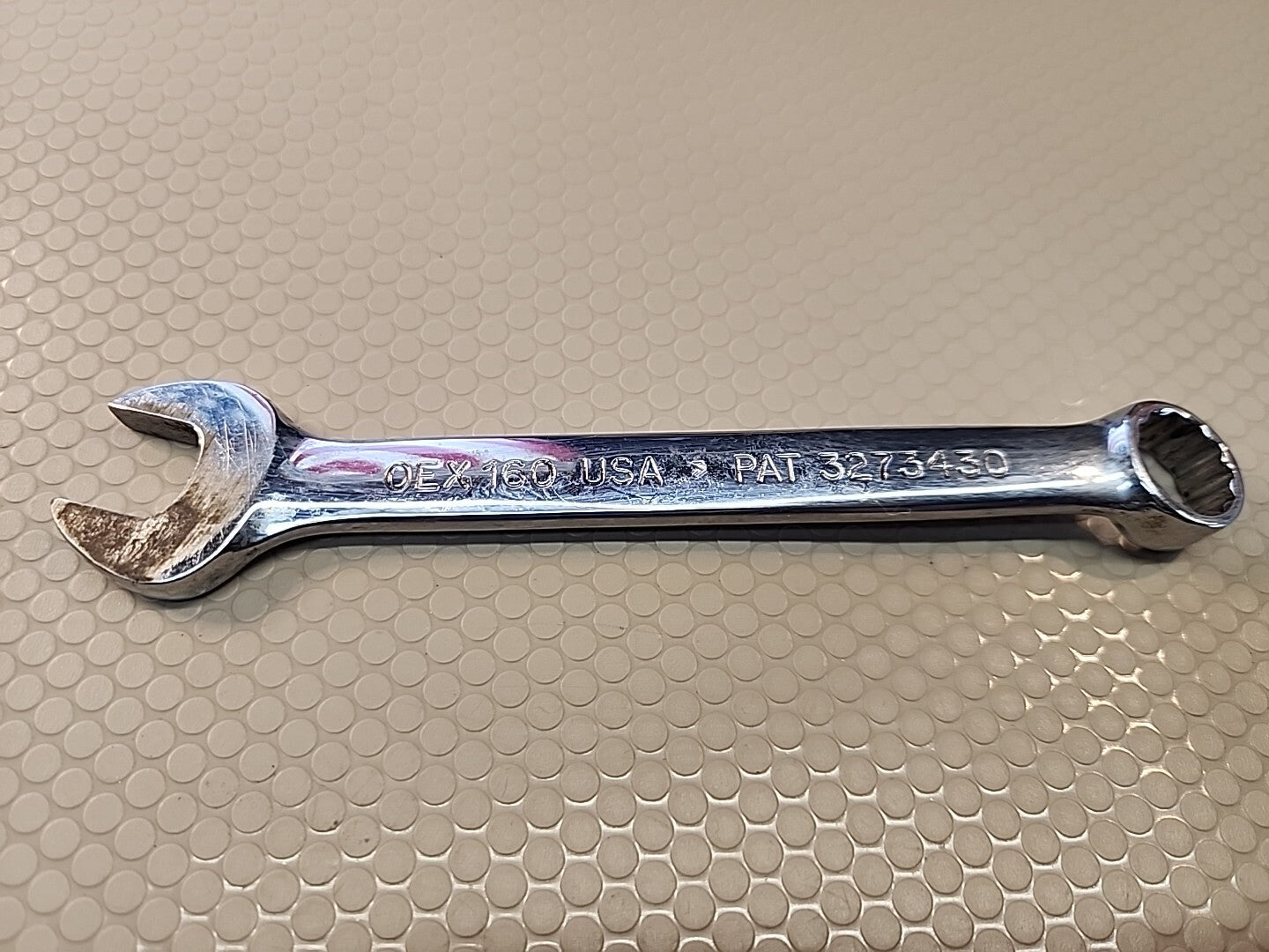 Snap-on Tools OEX160 1/2" SAE Flank Drive Combination Wrench 12 Pt USA Snap On