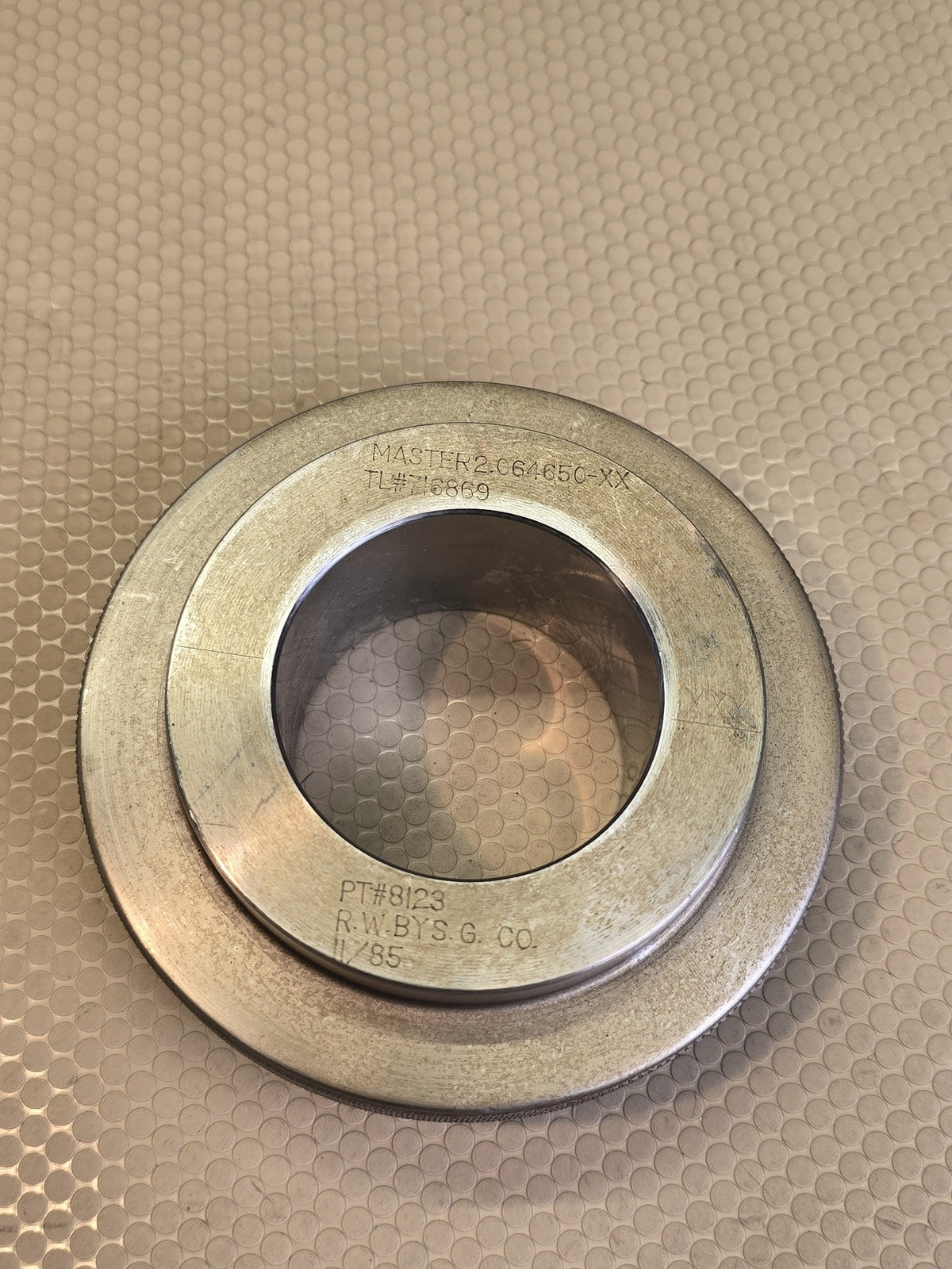 Bore Ring 2.06465 XX MASTER Setting Ring Bore Ring Gauge