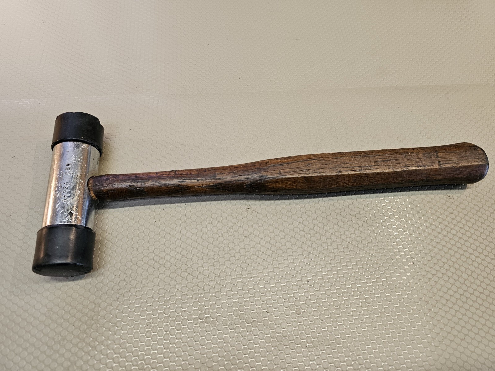 Vintage SNAP-ON Tools BH92B Wood Handle Non-Marring Hammer Mallet Underline Logo