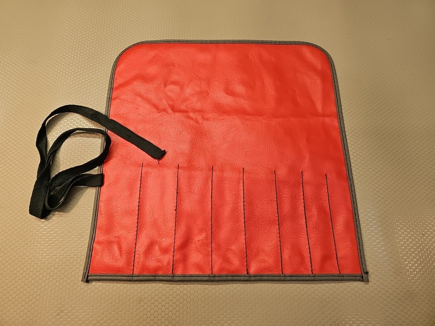 SNAP ON C-89D RED WRENCH  BAG POUCH ROLL 8 POCKETS *VINTAGE & MINT*