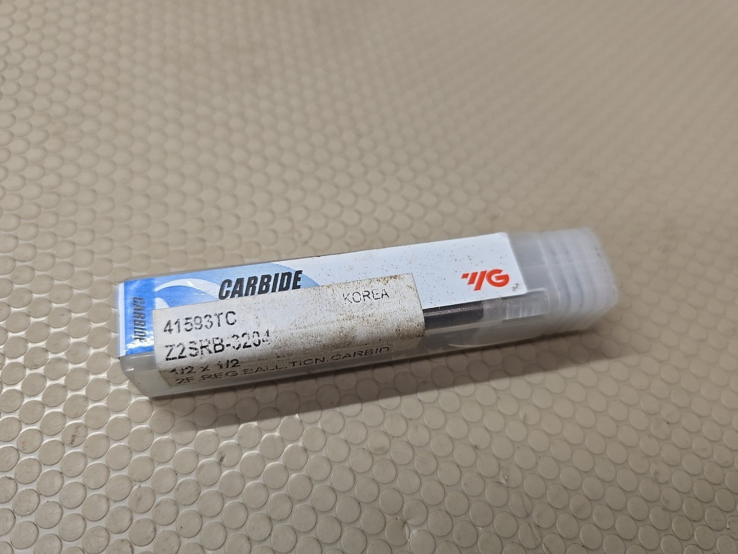 YG-1 41593TC Z2SRB-3204 1/2" 2 Flute TiCN Carbide Ball End Mill