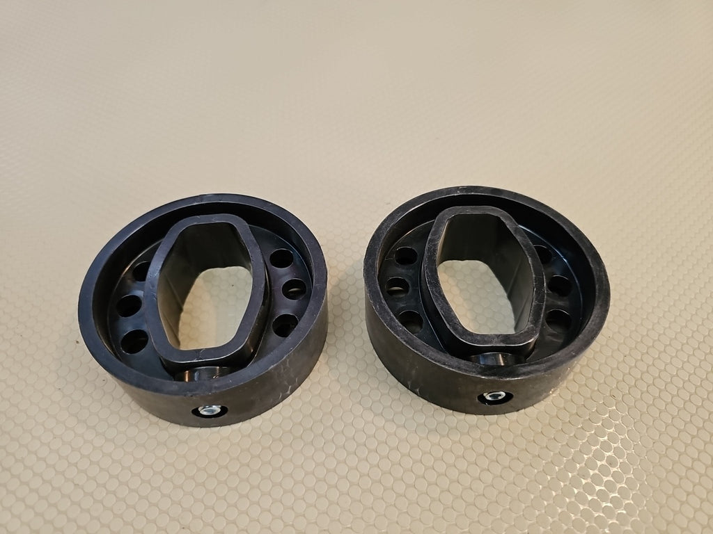 Roll Rite 76810 Tarp Centering Flanges (Pair) for Bow Tube–Set Screws incl., OEM