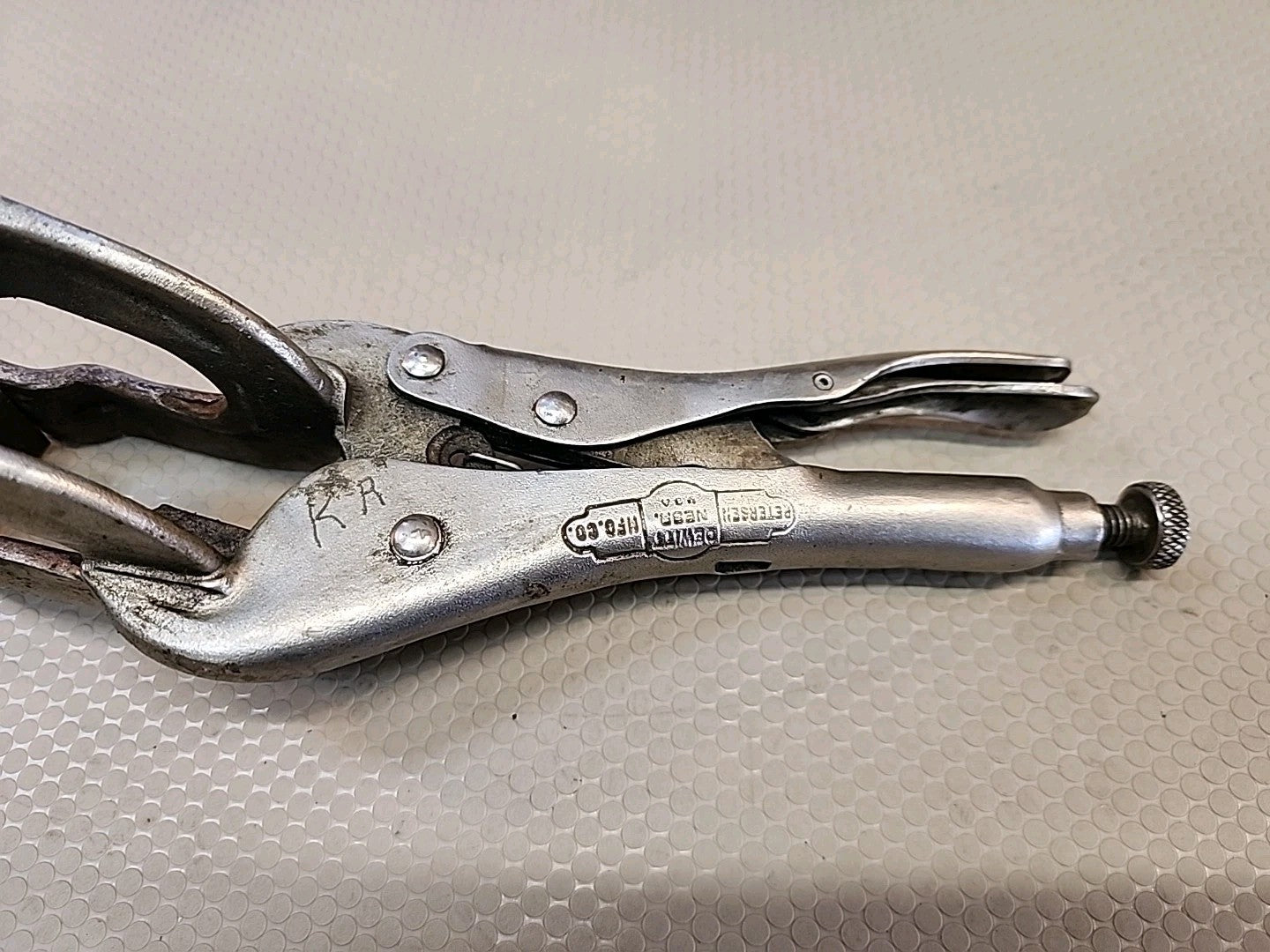 Petersen Dewitt Vise Grip 9R Locking Welding Clamp Pliers USA Vintage