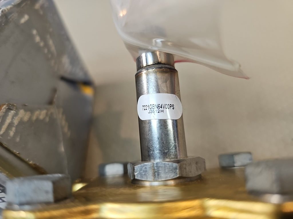 Parker 7221GBN64V00 PS, Solenoid Valve, 2 Way NPT, Brass Safety...