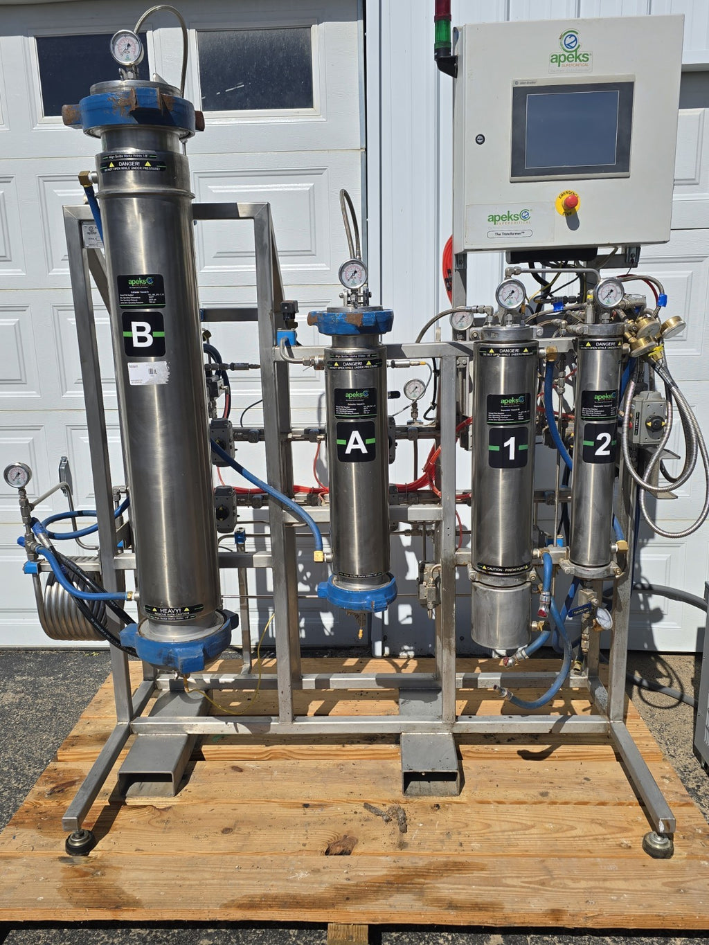 Apeks Supercritical CO2 Extraction System Full 3 Piece Set 2000-5Lx20LD 20L