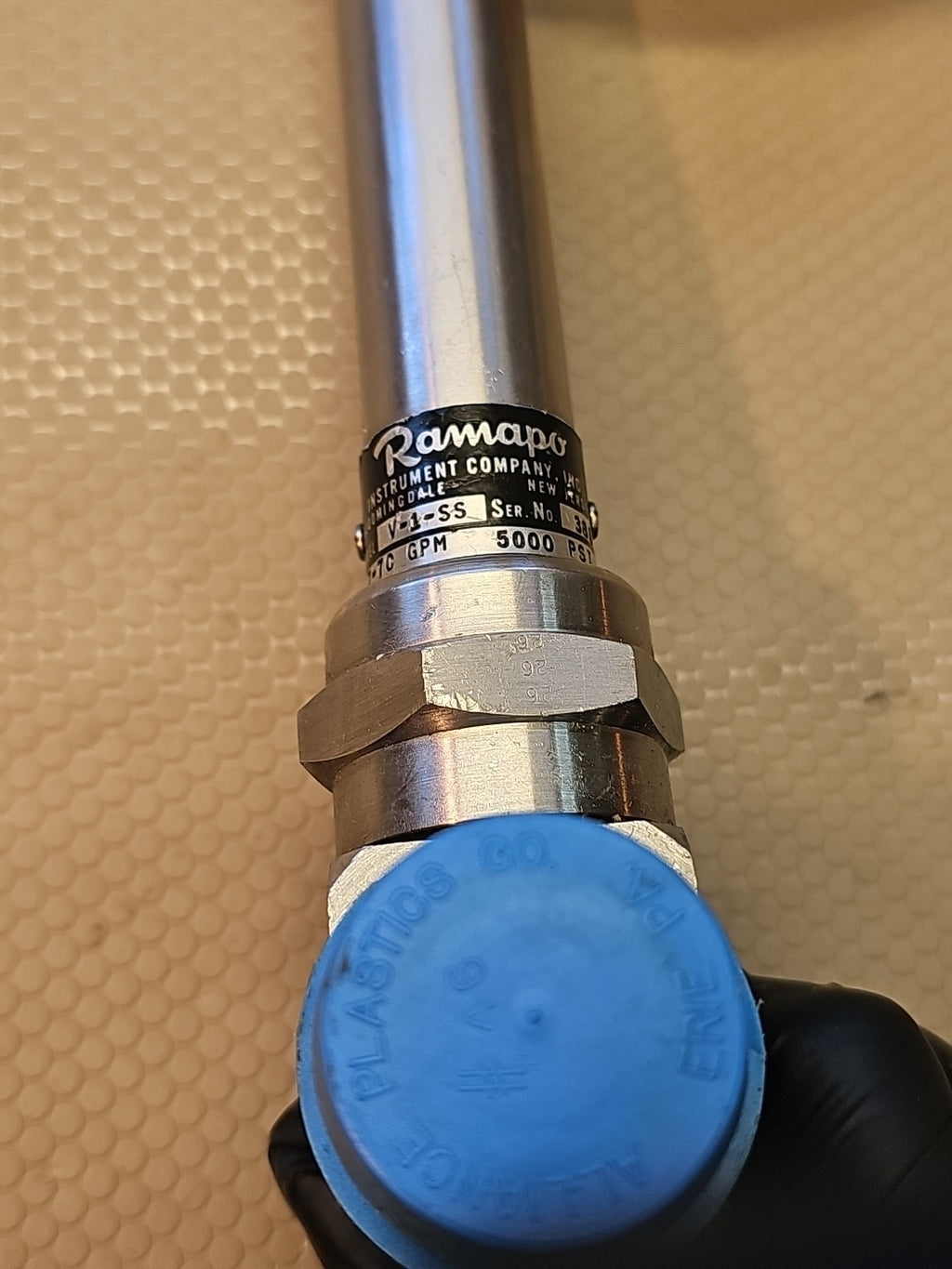 Ramapo Instrument Company Flowmeter, Model MARK V-1-SS
