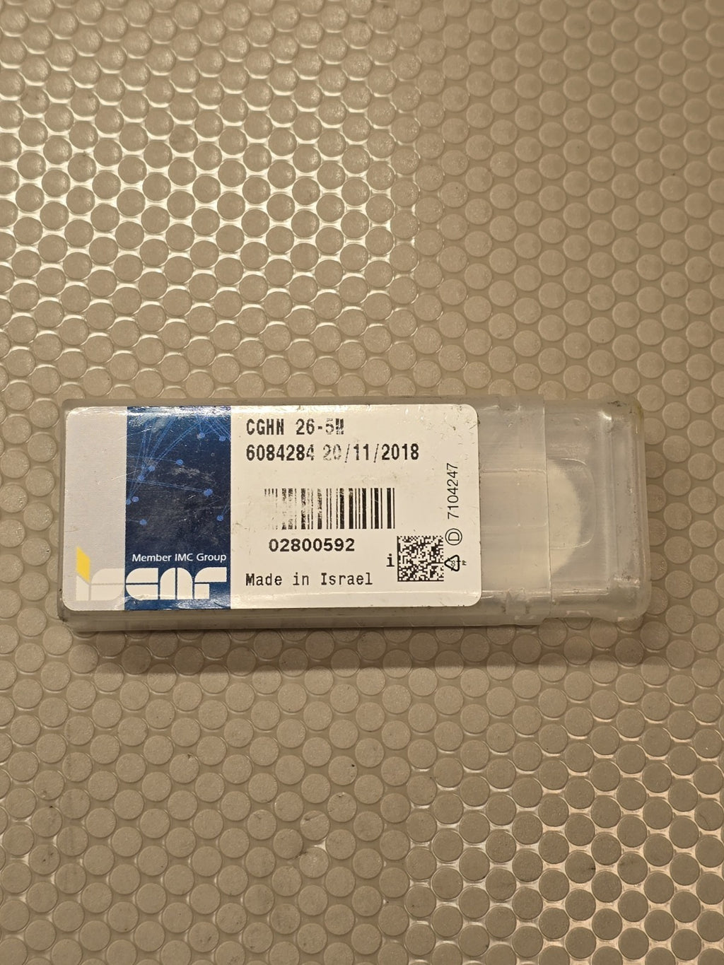 NEW CGHN 26-5H ISCAR PARTING & GROOVING BLADE (loc stk)