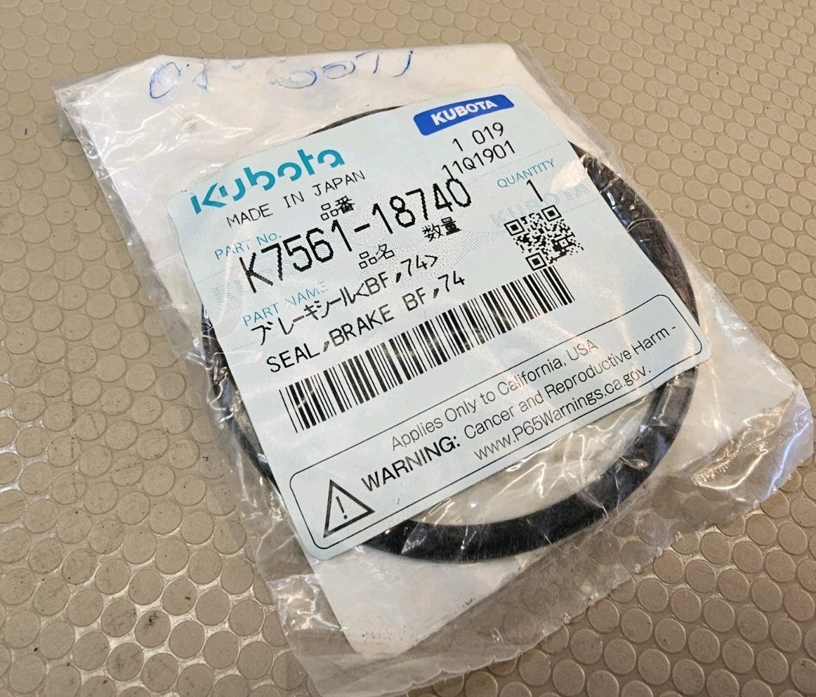 New OEM Kubota K7561-18740 SEAL