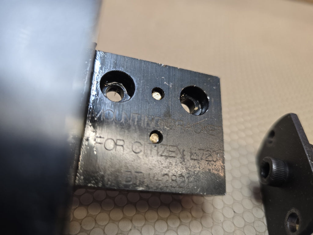 CITIZEN LATHE BTW-282 Mounting Bracket & Other Citizen OEM Parts