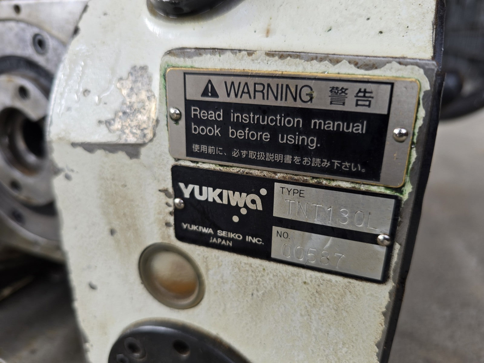Yukiwa TNT 130L 5th Axis Rotary Tilting Table For Lathe