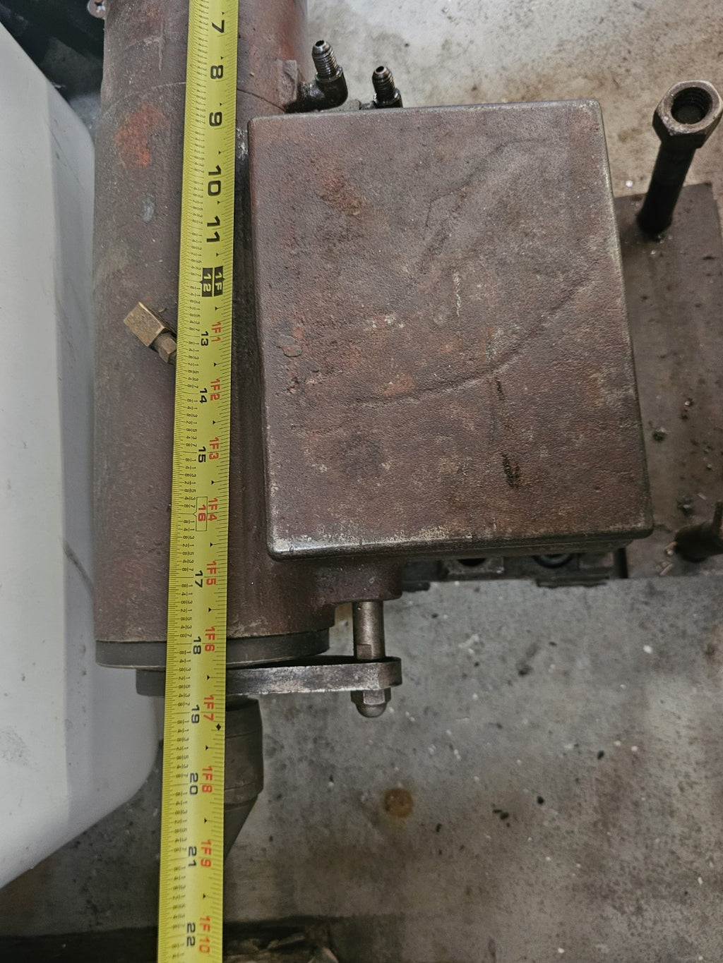Horizontal Lathe Hydraulic Tail Stock Assembly Taper Vintage LARGE & HEAVY