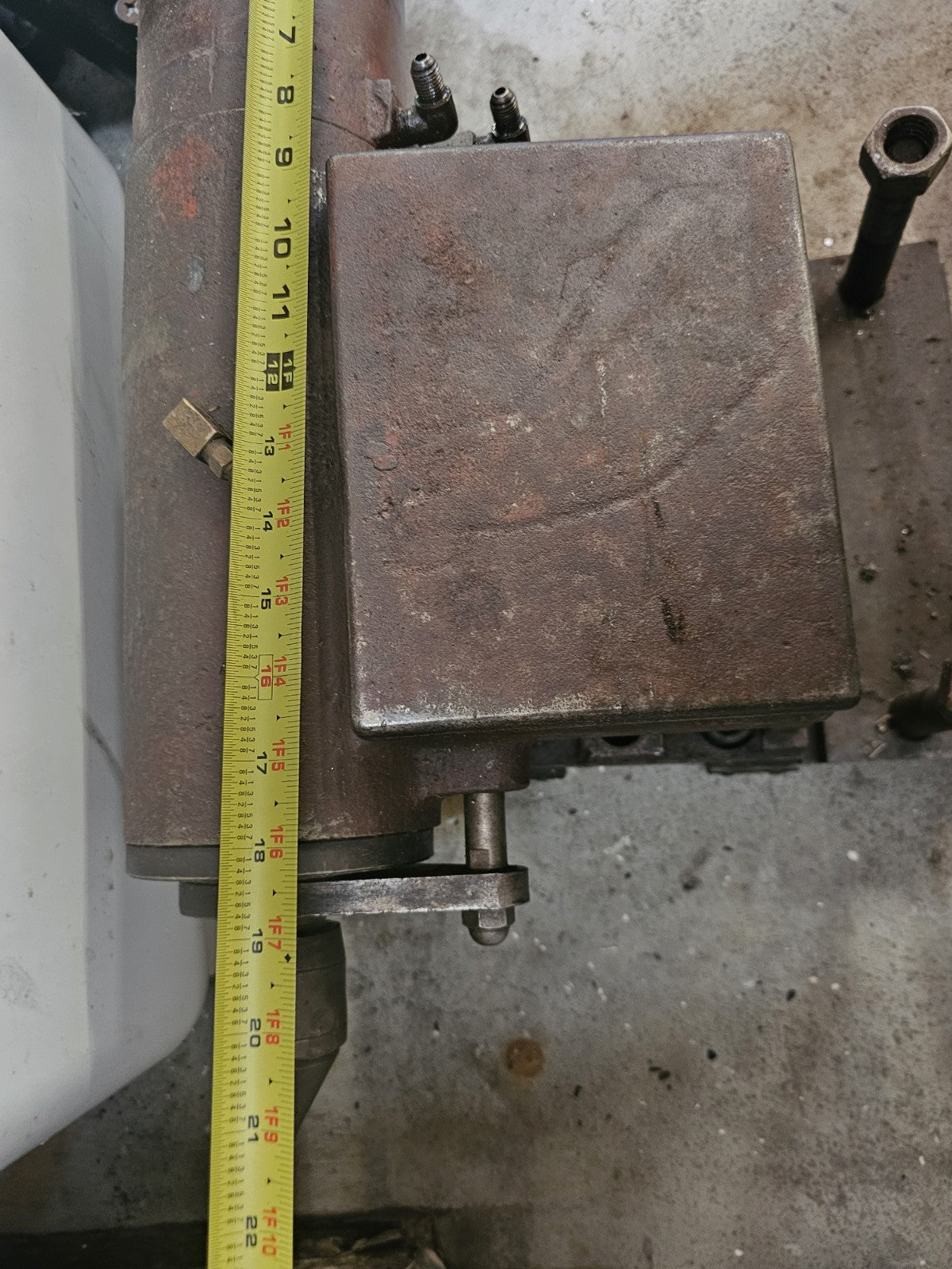 Horizontal Lathe Hydraulic Tail Stock Assembly Taper Vintage LARGE & HEAVY