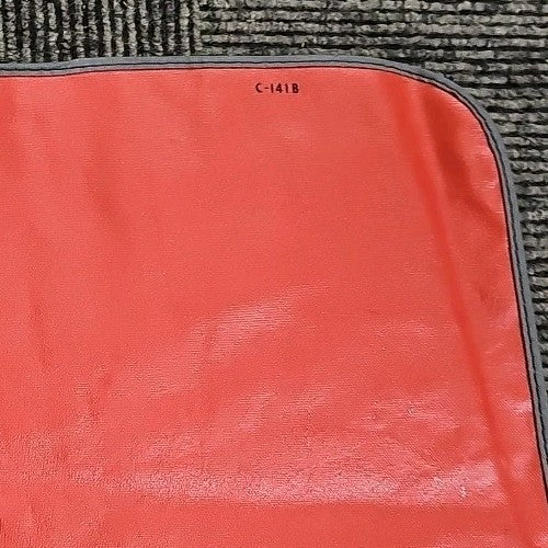 SNAP ON C-141 B RED KIT BAG POUCH ROLL 14 POCKETS *VINTAGE & MINT*