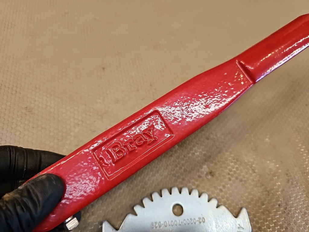 Bray Valve Lever Red Butterfly Valve Leaver