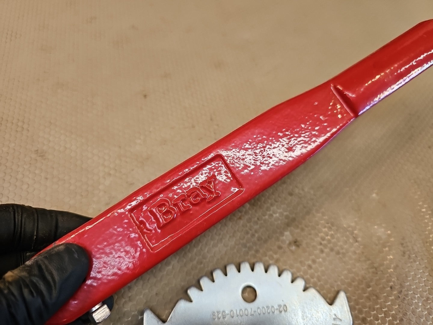 Bray Valve Lever Red Butterfly Valve Leaver