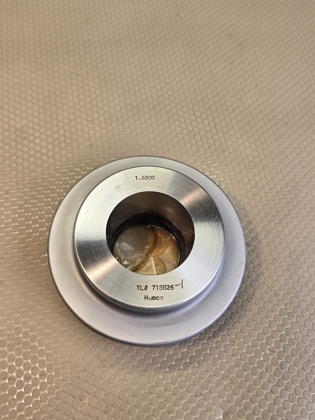 Hemco Bore Ring 1.6800 Machined Steel Precision Setting Gauge 1.6800