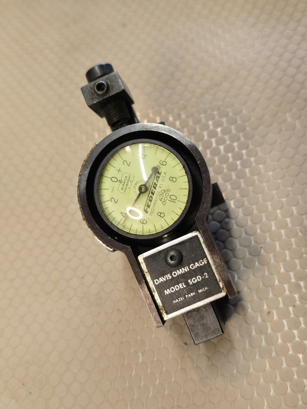 Vintage Davis Model SGD-2 Plain Track Omni Gage A3Q Federal .0005"