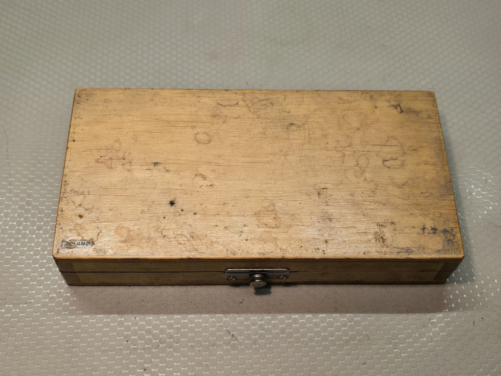 VIS Poland 1-2” Indicating Micrometer .0001” In Wood Box NICE