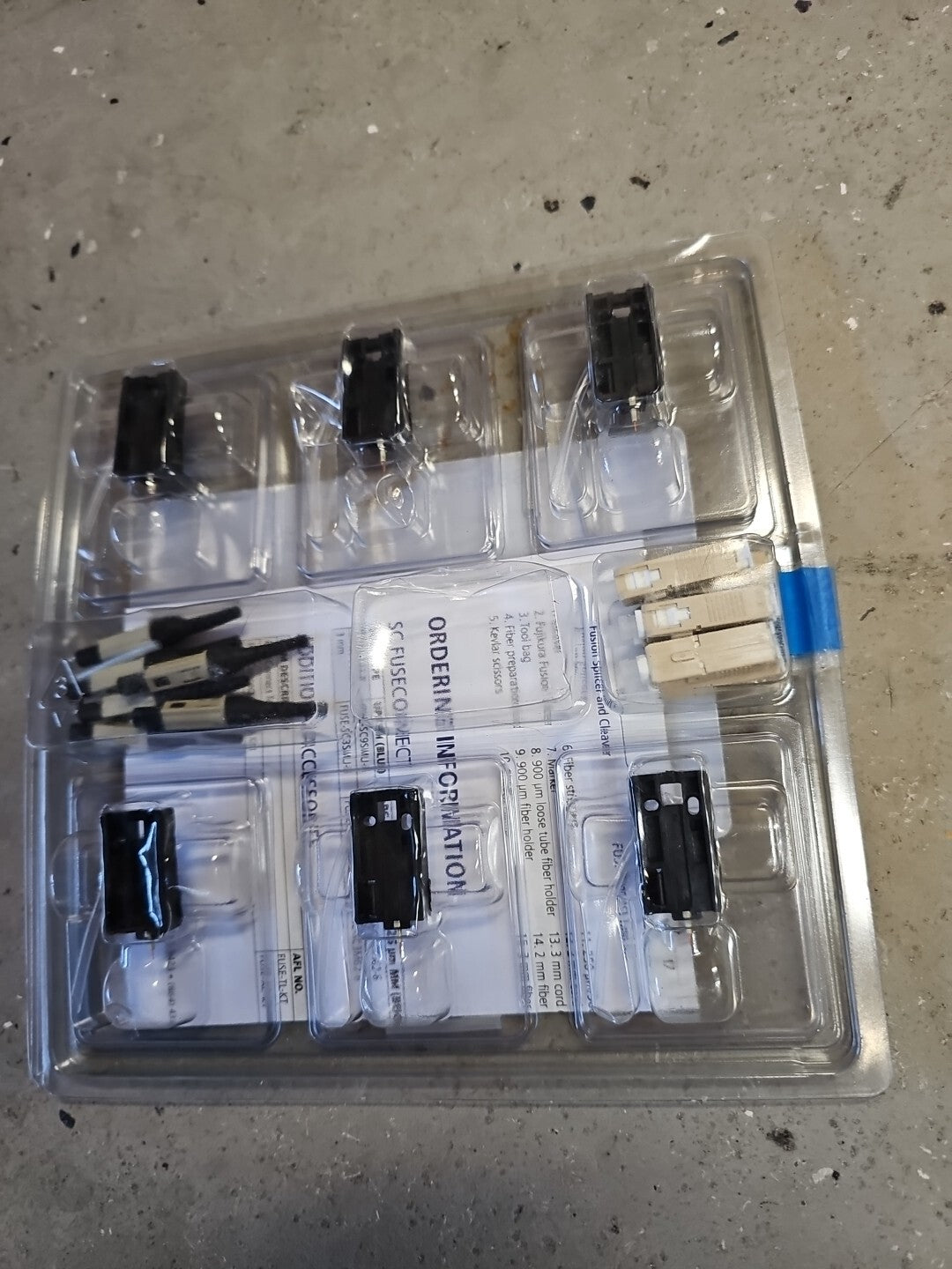 NEW AFL FUSE-SC9M62-6 Field Installable Connector FUSECONNECT SC MM 62.5  6 Pack