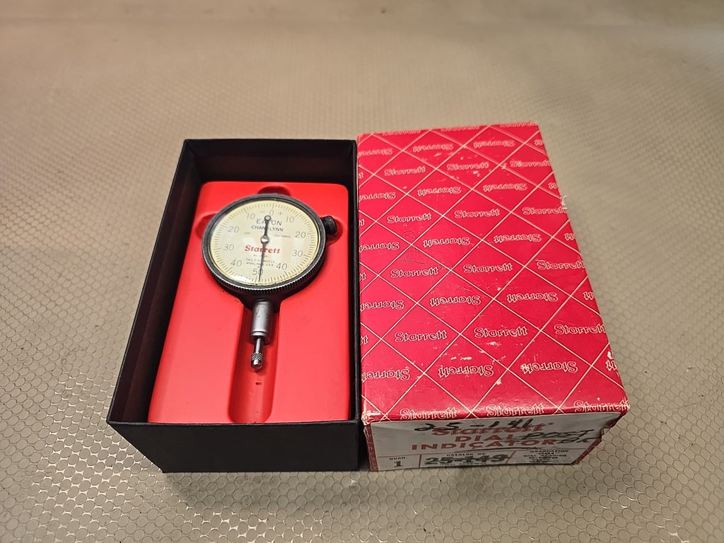 Starrett Dial Indicator 25-128J .00025" .050" Range