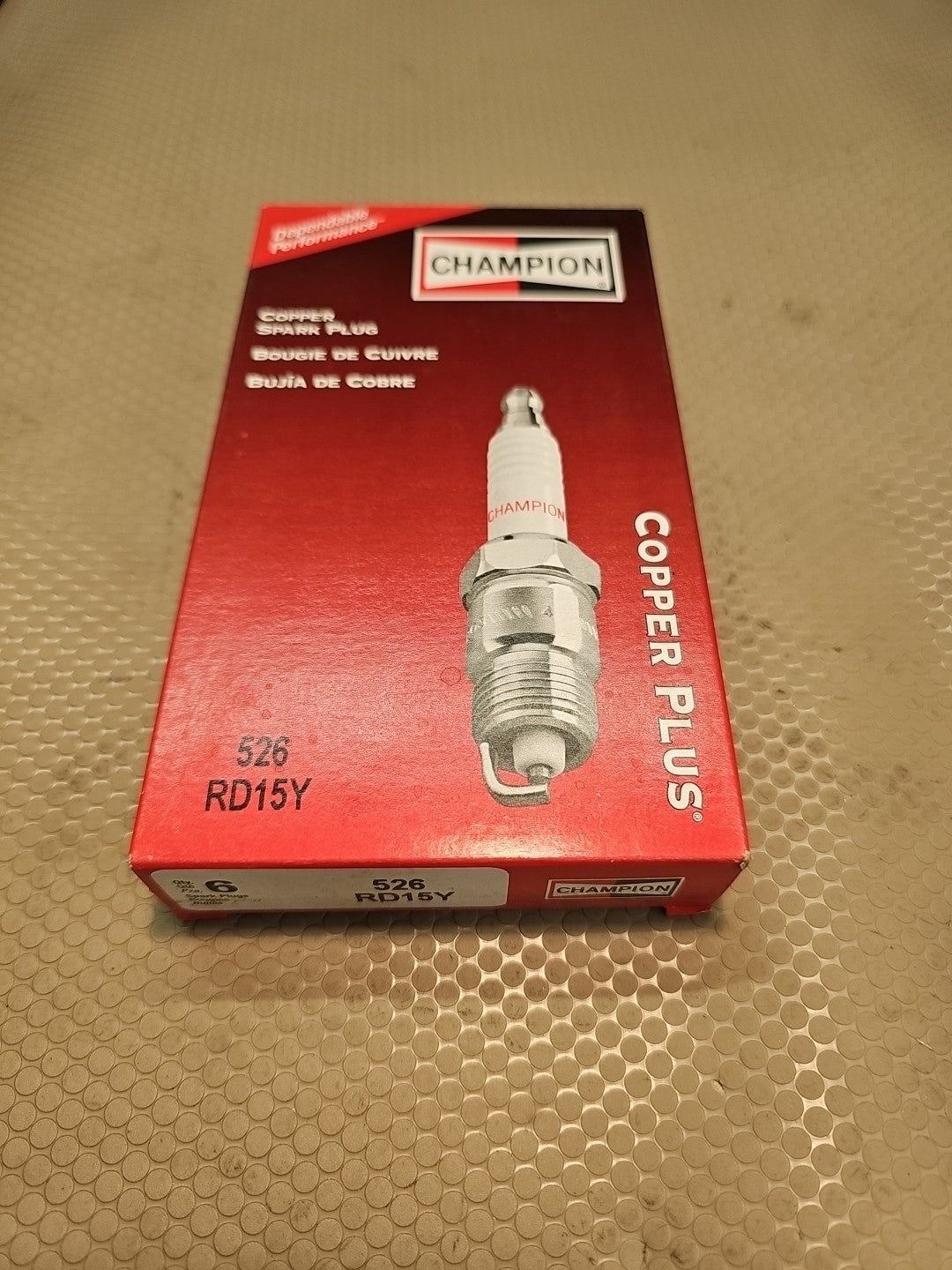 Champion 526 RD15Y Spark Plug Pack of 6