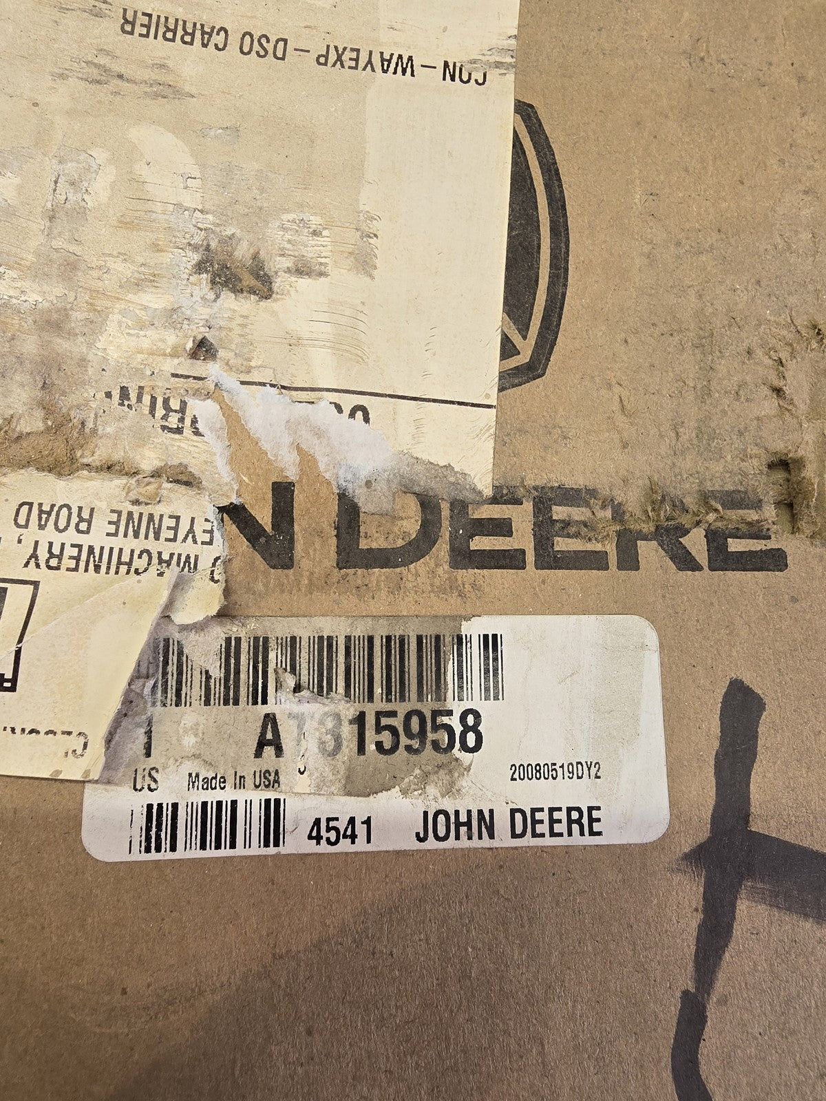 John Deere OEM AT315958 Cab Air Filter HVAC New OEM Made in USA