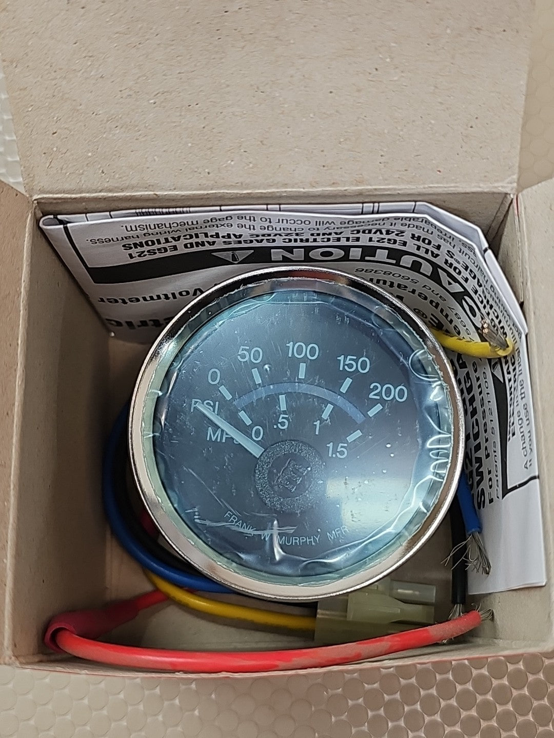 MURPHY EG21P-200-24 (05702414): Electric Pressure Gage NEW