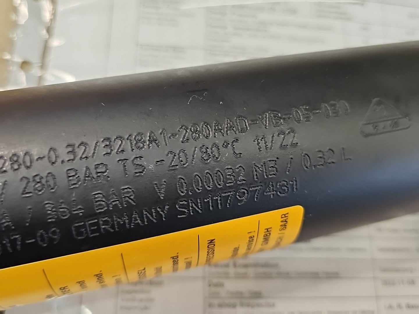 New Hydac SK280 Series SDK280-0.32/3218A1-280AAD 280 BAR From Epiroc $1200 MSRP