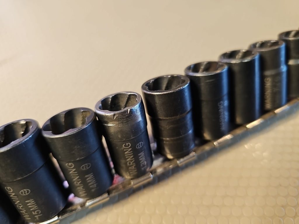LTI by Milton@ 3/8" Drive Twist Socket Damaged Fastener Removal System 13 Piece
