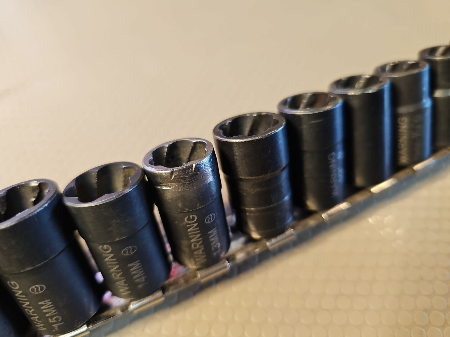 LTI by Milton@ 3/8" Drive Twist Socket Damaged Fastener Removal System 13 Piece