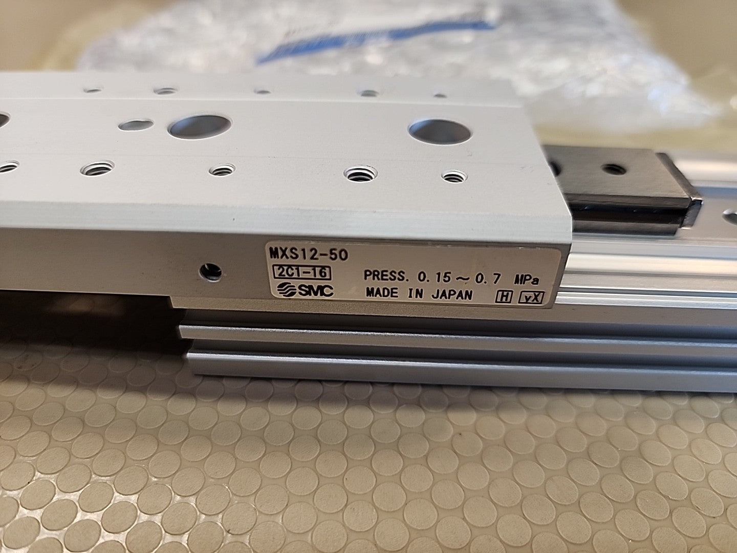 SMC MXS12-50R Pneumatic Table Slide 50mm Stroke