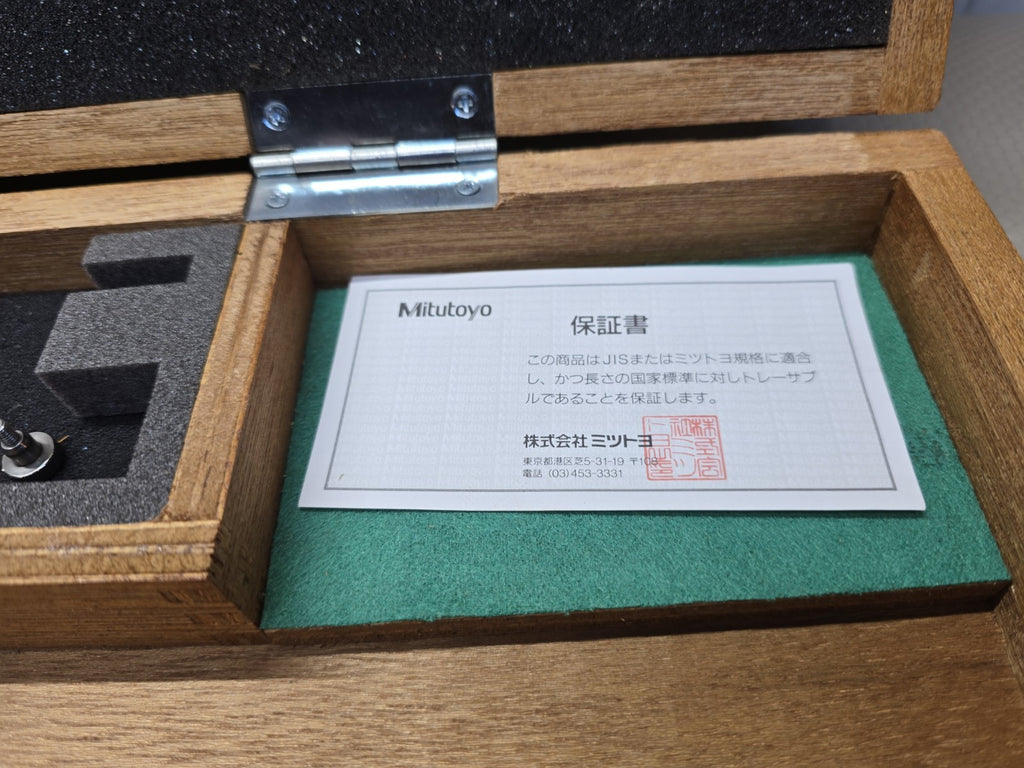 Mitutoyo 511-324 Dial Bore Gage 16'' - 24" .0001'' LARGE Wood Box *100% MINT!*