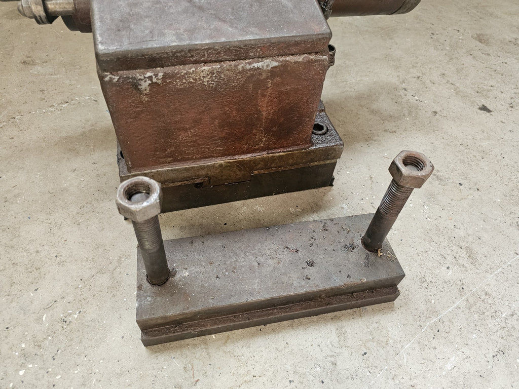 Horizontal Lathe Hydraulic Tail Stock Assembly Taper Vintage LARGE & HEAVY