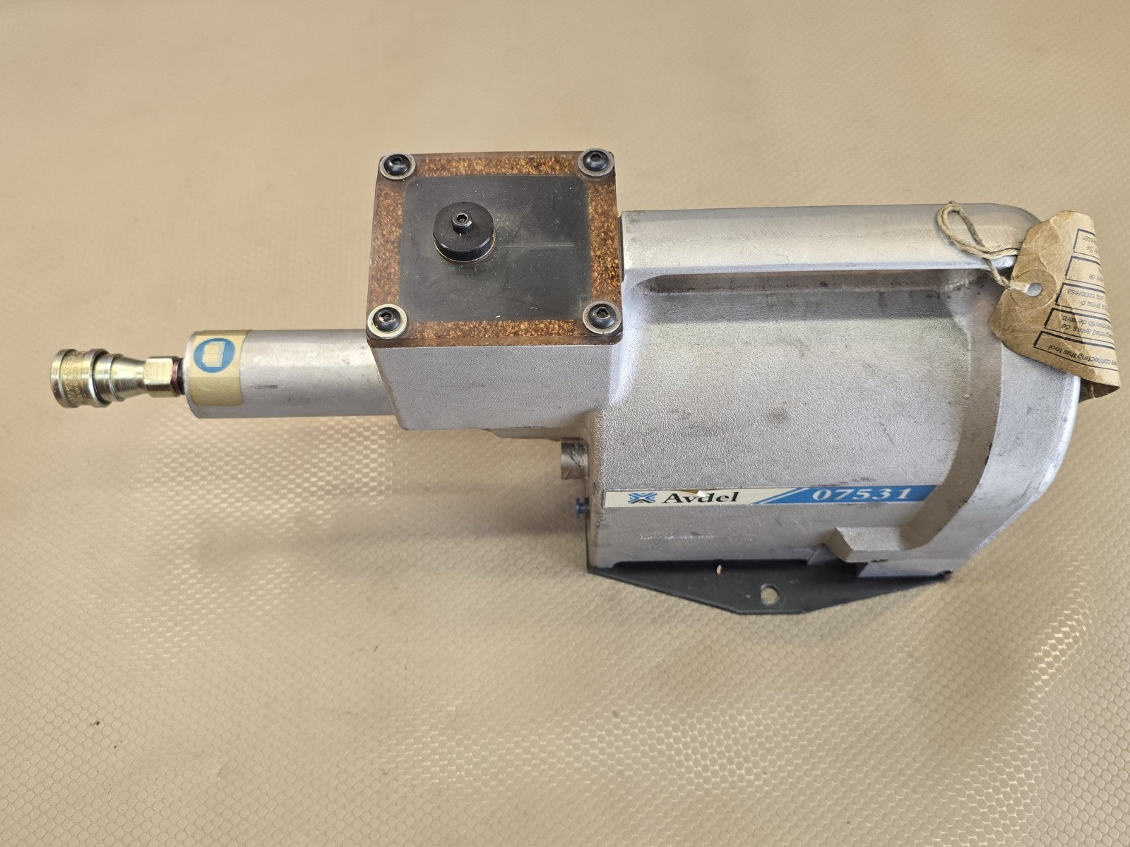 Avdel Textron 07531 Air Pressure Intensifier for Hydropneumatic Riveter USED